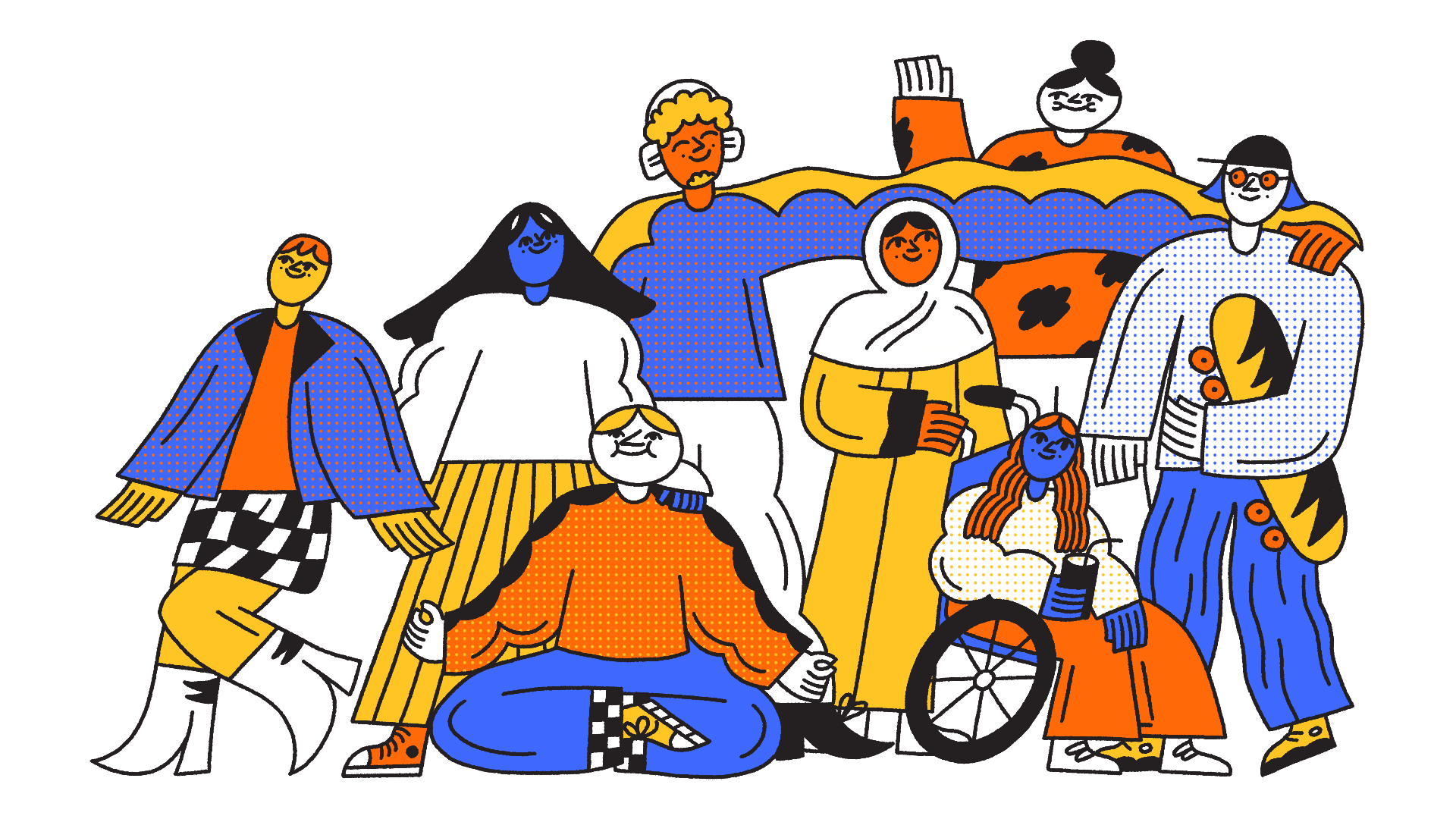 group of young people